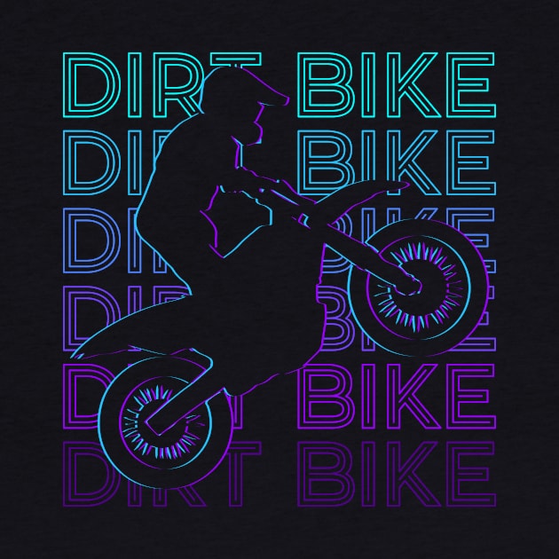 Dirt Bike Motocross Motorbike Retro Gift by Alex21